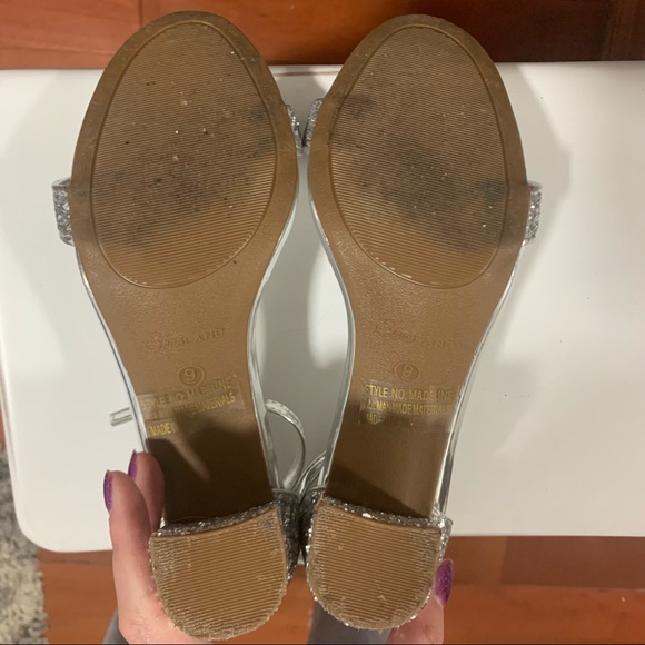 $5 shipping… Women's Open Toe Ankle Strap Chunky Block Low Heel Dress Pump - Picture 7 of 8